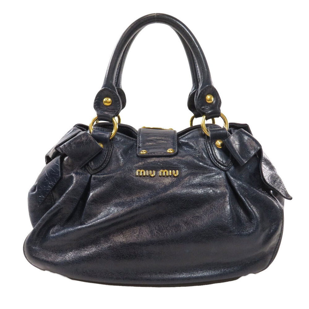 Miu Miu handbag leather logo